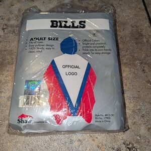 Buffalo Bills Shaw Rain Poncho NWTS